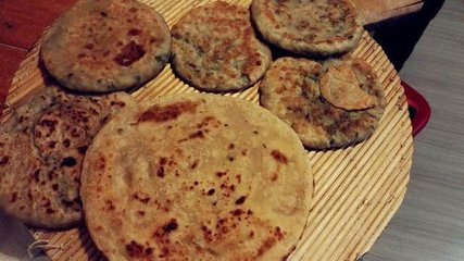 新年第一天喝羊肉汤吃馅饼